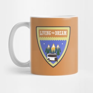 "Living the Dream" Airstream Basecamp Mug